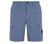 Stone Island Bermudas Blau Baumwolle