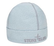 Stone Island Mütze Blau Baumwolle