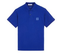 Stone Island Polo Blau Baumwolle