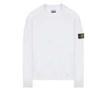 Stone Island Sweater Weiß Baumwolle