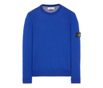 Stone Island Sweater Blau Schurwolle