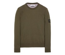 Stone Island Sweater Grün Schurwolle