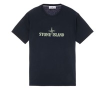 T-shirt Blau Baumwolle