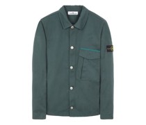 Over Shirt Grün Polyester, Baumwolle