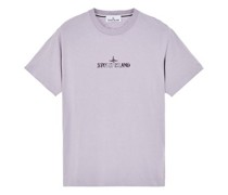 Stone Island T-shirt Violett Baumwolle