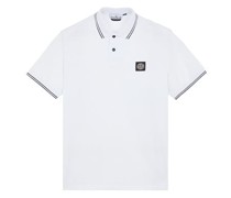 Stone Island Polo Weiß Baumwolle