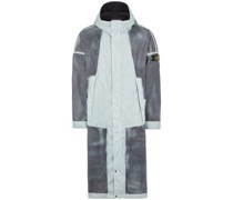 Lange Jacke Blau Baumwolle