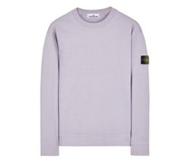 Stone Island Sweatshirt Violett Baumwolle