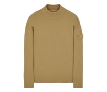 Stone Island Sweater Beige Schurwolle