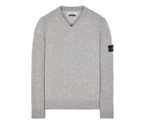 Stone Island Sweater Grau Wolle