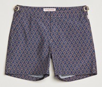Bulldog Sunny Deco Printed Badeshort Midnight Navy