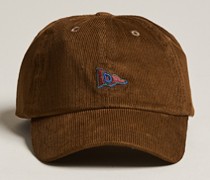 D Flag Logo Cord Schirmmütze Brown