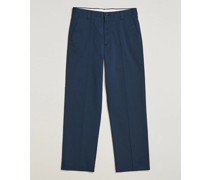 Tauber Pleated Trousers Navy Blue