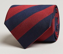 Regemental Stripe Classic Krawatte 8 cm Wine/Navy