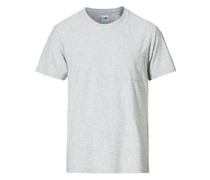 Aspen Rundhalsausschnitt Tshirt Light Grey Melange