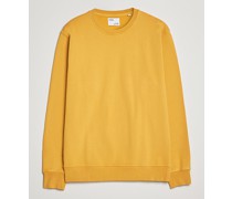 Classic Organic Rundhalspullover Burned Yellow