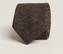 Woll Donegal 8cm Krawatte Brown