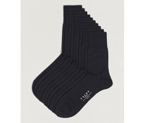 10-Pack Airport Socks Dark Navy