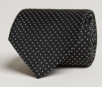 Micro Dot Classic Krawatte 8 cm Black/White