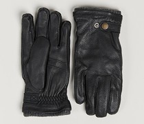 Utsjö Fleece Liner Buckle Elkskin Glove Black