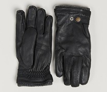 Utsjö Fleece Liner Buckle Elkskin Handschuh Black