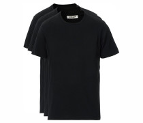 3-Pack Rundhalsausschnitt Tshirt Black