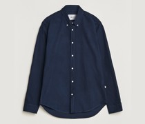 Arne Button Down Oxford Shirt Navy Blue