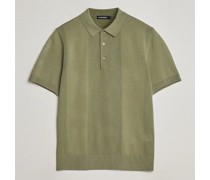 Reymond Solid Stricked Polo Oil Green