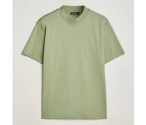 Ace Stehkragen T-Shirt Oil Green