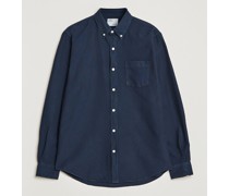 Classic Organic Oxford Button Down Shirt Navy Blue