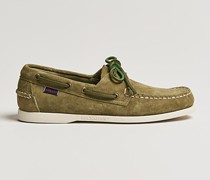 Docksides Suede Boat Schuh Green Military