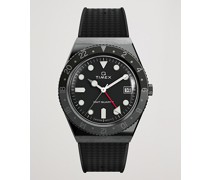 Q Diver GMT 38mm Rubber Strap Black/Grey