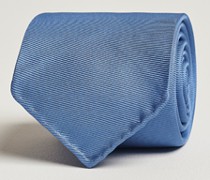 Handrolled Woven Silk 8 cm Krawatte Blue