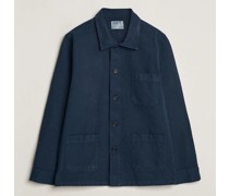 Organic Workwear Jacket Navy Blue