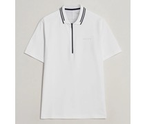 Falke Zip Polo Shirt White