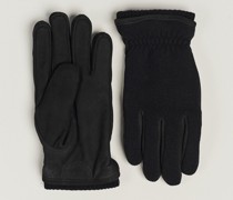 Noah Nubuck Woll Tricot Glove Black