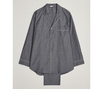 Mercerised Baumwoll Pyjamas Dark Grey