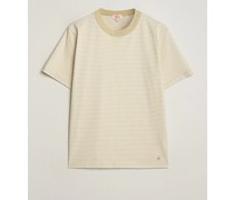 Callac Héritage Stripe T-Shirt Pale Olive/Milk