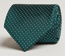 Micro Dot Classic Krawatte 8 cm Green/White