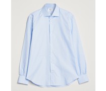 Soft Baumwoll Microweave Hemd Light Blue