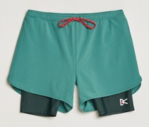 Layered Pocketed Trail Shorts Pine
