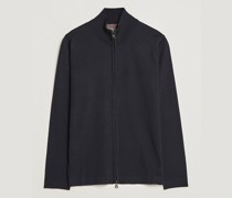 Ariel Merino Woll Full-Zip Navy