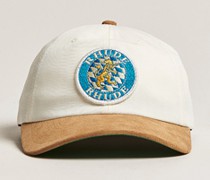 Suede Crest Cap Beige