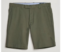 Tailored Slim Fit Shorts Fossil Green
