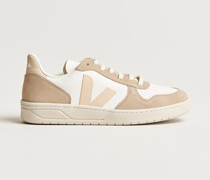 V-10 Chromefree Leder Extra White/Sable Sahara