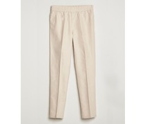 Smithy Leinen Baumwollhose Oatmeal