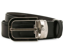 Reversible Horseshoe Buckle 30mm Gürtel Black
