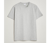 Riviera Midweight Tee Grey Melange