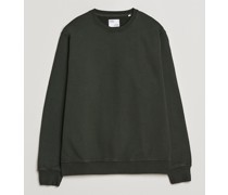 Classic Organic Rundhalspullover Hunter Green