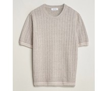 Leinen/Baumwoll Structured T-Shirt  Melange